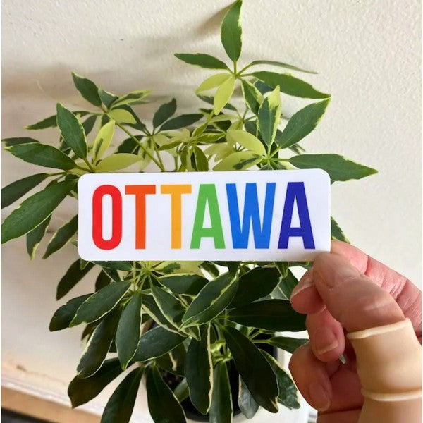Ottawa Rainbow Sticker | Stickers Northwest | boogie + birdie

