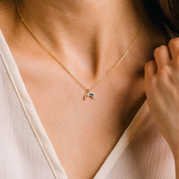Rainbow Pride Riot Gold Necklace | Lover’s Tempo | boogie + birdie