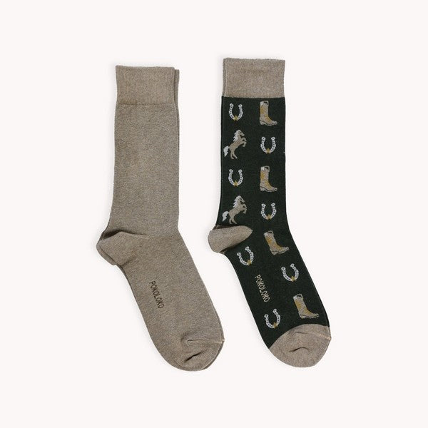 Ranch Pima Cotton Socks | Pack of 2 | Pokoloko | boogie + birdie