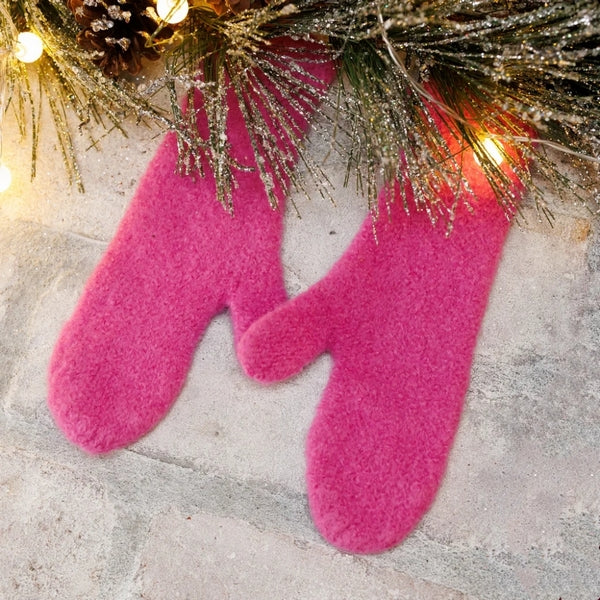 Raspberry Wool Mittens | Julie Sinden | boogie + birdie