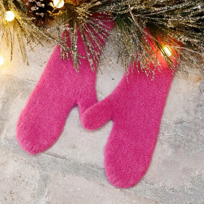 Raspberry Wool Mittens | Julie Sinden | boogie + birdie