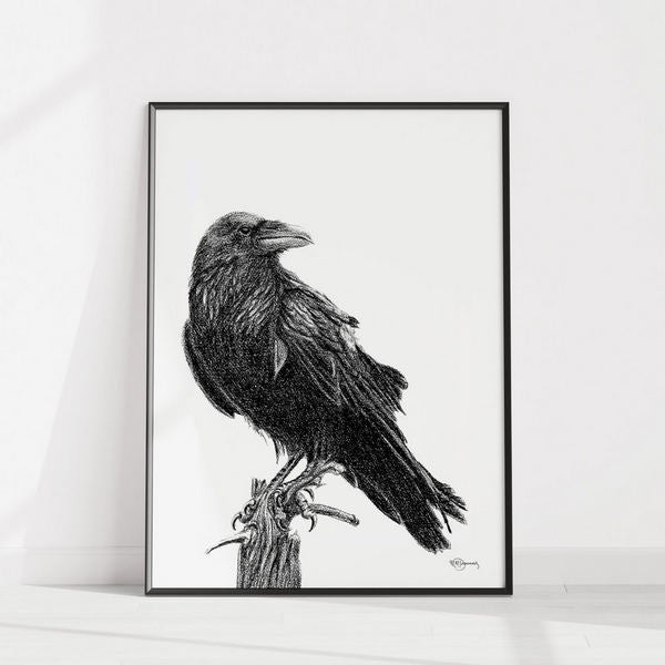 Raven Print 8x10 | Le Nid Atelier | boogie + birdie