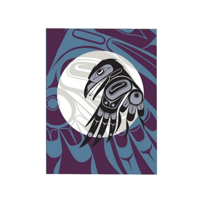 Raven Moon Card - Haida | Native Northwest | boogie + birdie