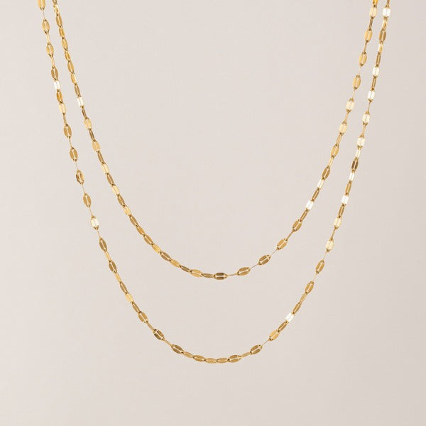 Gold Waterproof Ray Layered Necklace | Lover’s Tempo | boogie + birdie