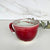 Red & White Latte Mug | Parsons Dietrich Pottery | boogie + birdie