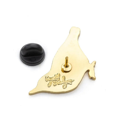 Red Breasted Nuthatch Enamel Pin | Crystal Driedger | boogie + birdie