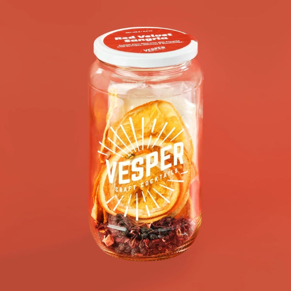 Red Velvet Sangria Cocktail Infusion Mix (JAR-4) | Vesper | boogie + birdie