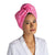 Retro Pink Turbo Hair Towel