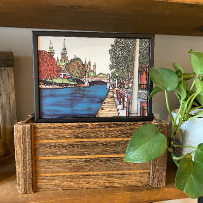 Rideau Canal Parliament Ottawa Framed Art | Renee Bovet | boogie + birdie