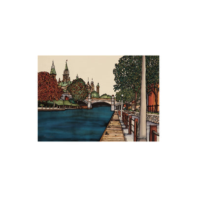 Rideau Canal Parliament Ottawa Framed Art | Renee Bovet | boogie + birdie