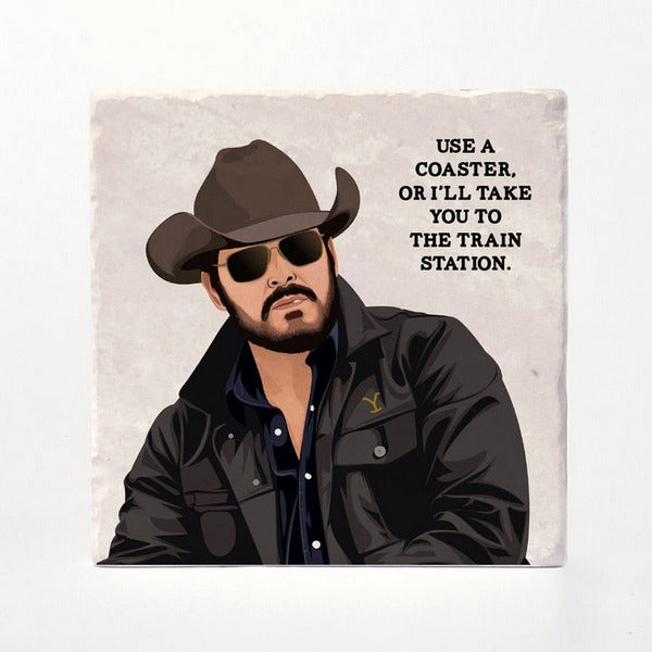 Rip Wheeler Coaster | Versatile Coasters | boogie + birdie