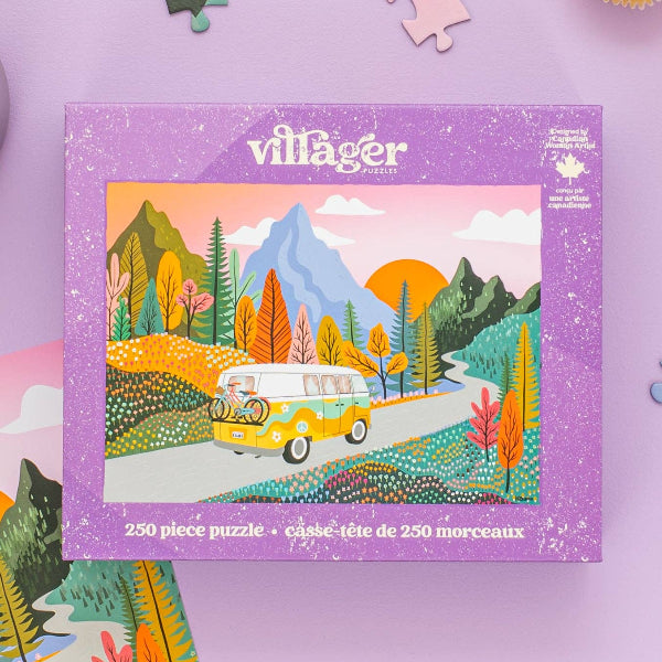 Road Trip 250 Piece Puzzle | Villager Puzzles | boogie + birdie