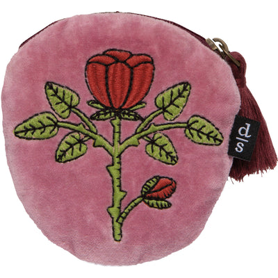 Rose Briar Embroidered Coin Purse | Danica Studio | boogie + birdie