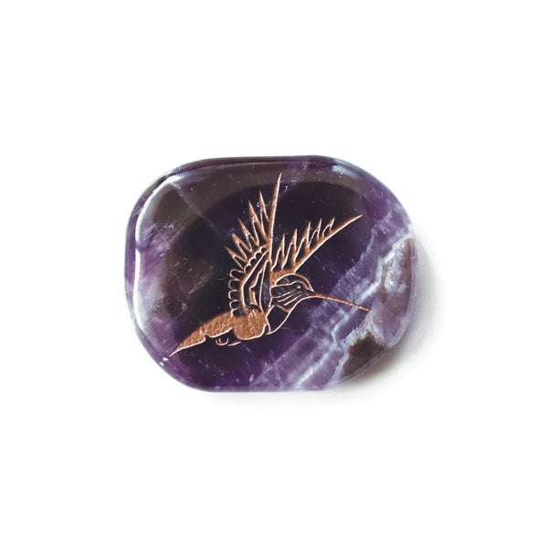 Amethyst Hummingbird Spirit Stone | Native Northwest | boogie + birdie