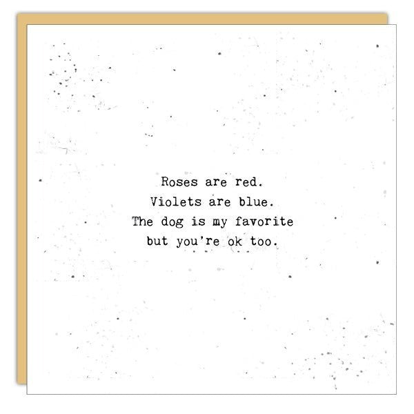 Roses Are Red Card | Cedar Mountain | boogie + birdie