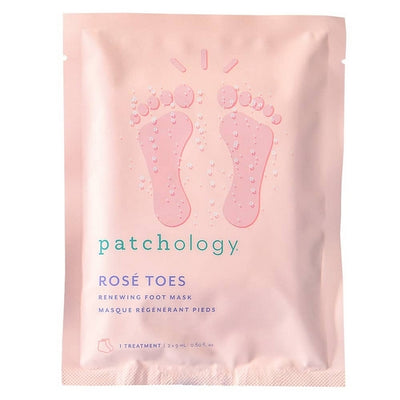 Rosé Toes Exfoliating Foot Mask Booties | Patchology | boogie + birdie