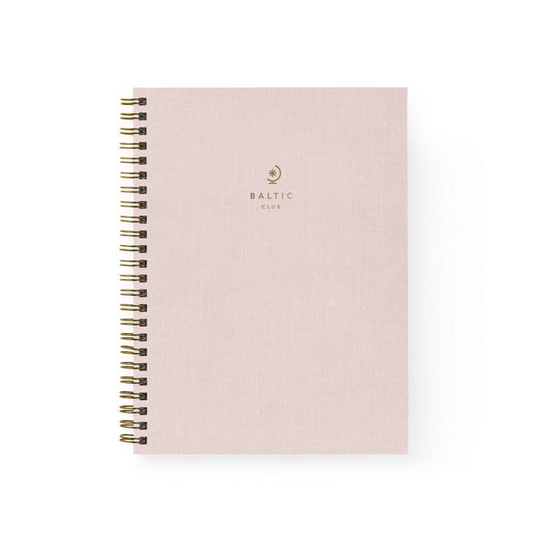 Rosewater Spiral Notebook | Baltic Club | boogie + birdie
