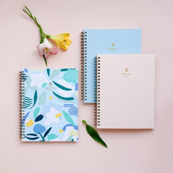 Rosewater Spiral Notebook | Baltic Club | boogie + birdie