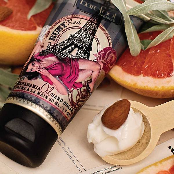 Ruby Red Hand Cream | Barefoot Venus | boogie + birdie