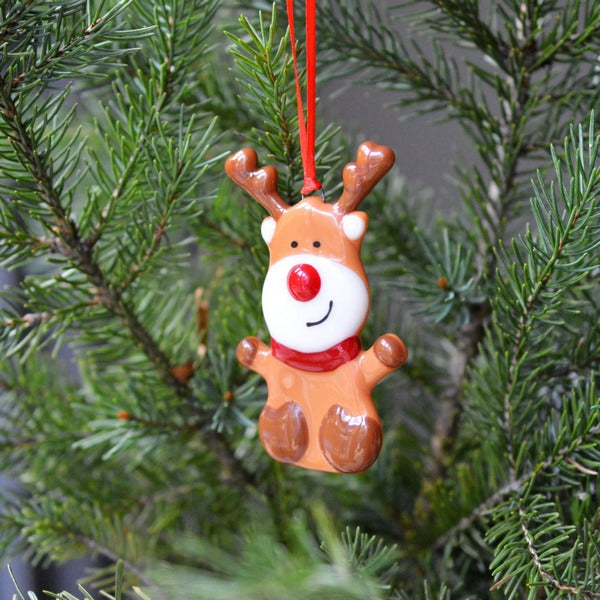 Glass Rudolph Ornament | Station Pole Nord | boogie + birdie