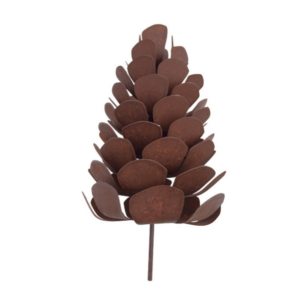 Rust Pinecone Metal Outdoor Decor | Northbound Elements | boogie + birdie