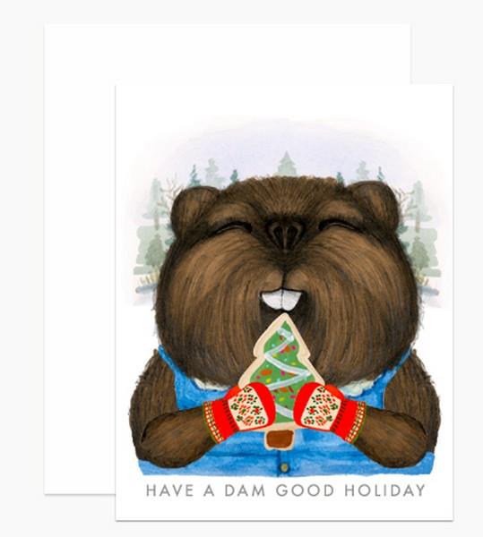 Beaver Holiday Card