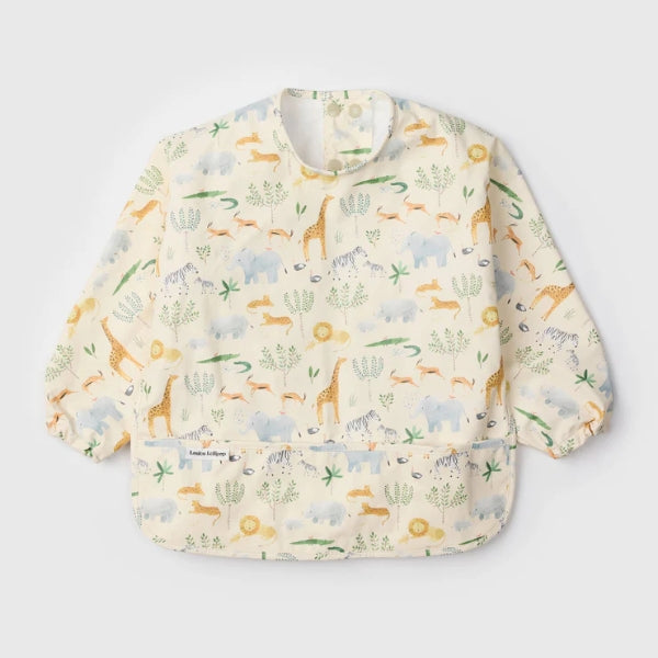 Safari Long Sleeve Bib (LSBIBSAF) | Loulou Lollipop | boogie + birdie