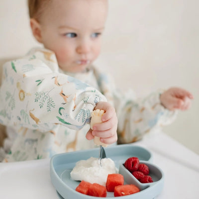 Safari Long Sleeve Bib (LSBIBSAF) | Loulou Lollipop | boogie + birdie