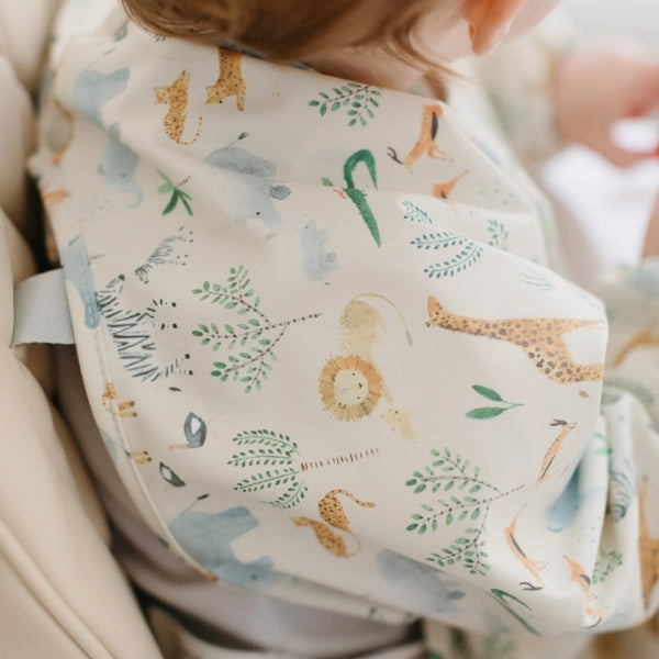 Safari Long Sleeve Bib (LSBIBSAF) | Loulou Lollipop | boogie + birdie