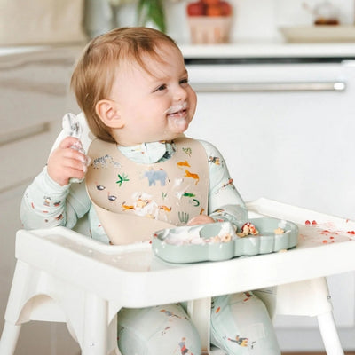 Safari Jungle Silicone Bib | Loulou Lollipop | boogie + birdie