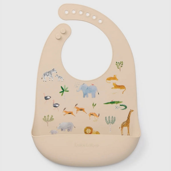  Safari Jungle Silicone Bib | Loulou Lollipop | boogie + birdie