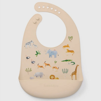 Safari Jungle Silicone Bib | Loulou Lollipop | boogie + birdie