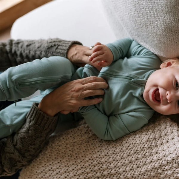 3-6M Sage & Sound 100%Organic Cotton Sleeper | ZippyJamz | boogie + birdie