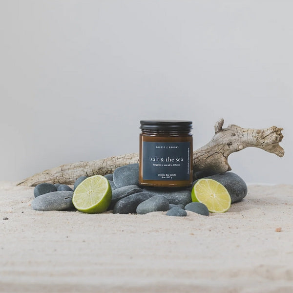 Salt & The Sea Candle | Forest & Brooks | boogie + birdie