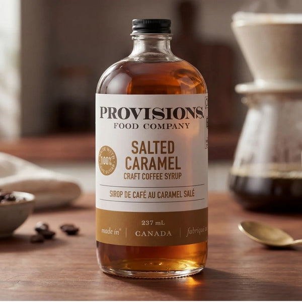 Salted Caramel Coffee Syrup | Provisions Food Company | boogie + birdie