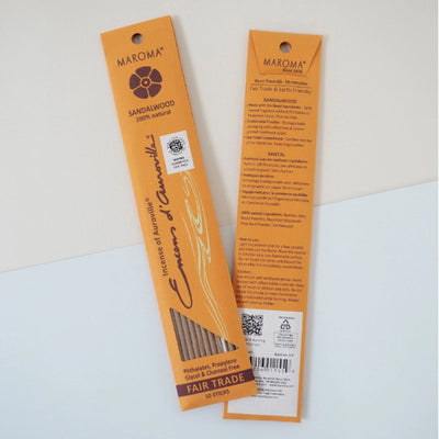 Sandalwood Incense | Maroma | boogie + birdie