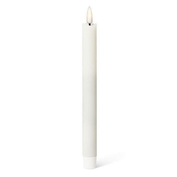 Flameless Taper Candle Cream 9.5" (21-LUXLITE-SAND-TAPE) | Decor | boogie + birdie