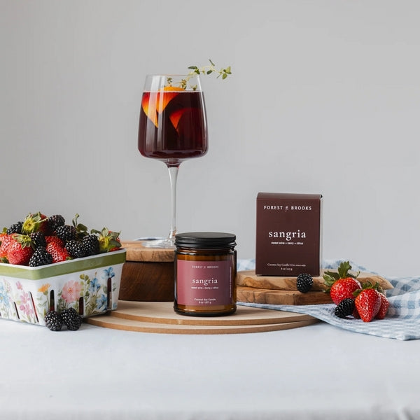 Sangria Candle | Forest & Brooks | boogie + birdie