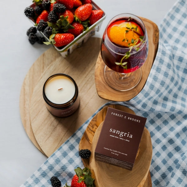 Sangria Candle | Forest & Brooks | boogie + birdie