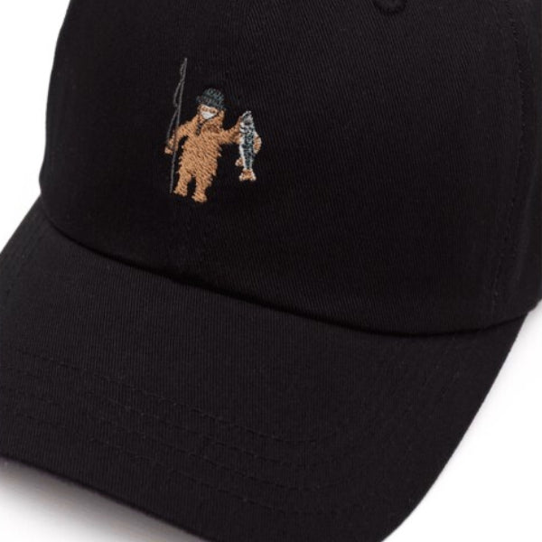 Sasquatch Fishing Black Peak Hat (TAU6255-3300) | tentree | boogie + birdie