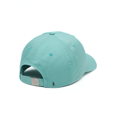 Turquoise Sasquatch on Floatie Peak Hat