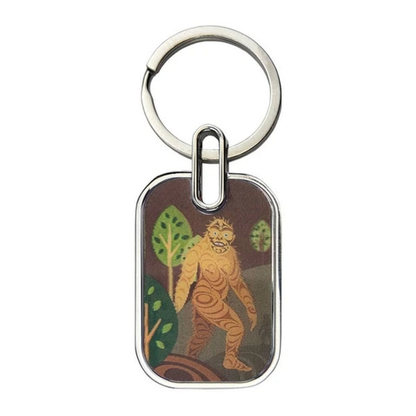 Sasquatch Lenticular Keychain - Coast Salish | Native Northwest | boogie + birdie