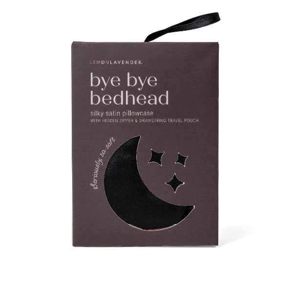 Charcoal Satin Pillowcase | Textiles | boogie + birdie