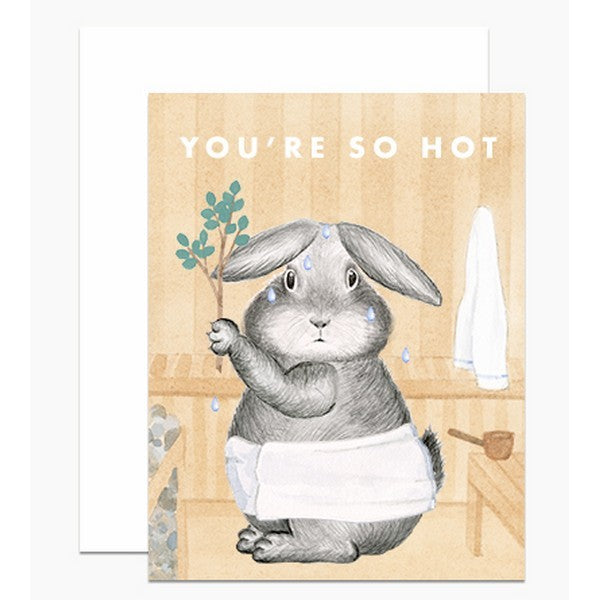 You're So Hot Bunny Card | Dear Hancock | boogie + birdie