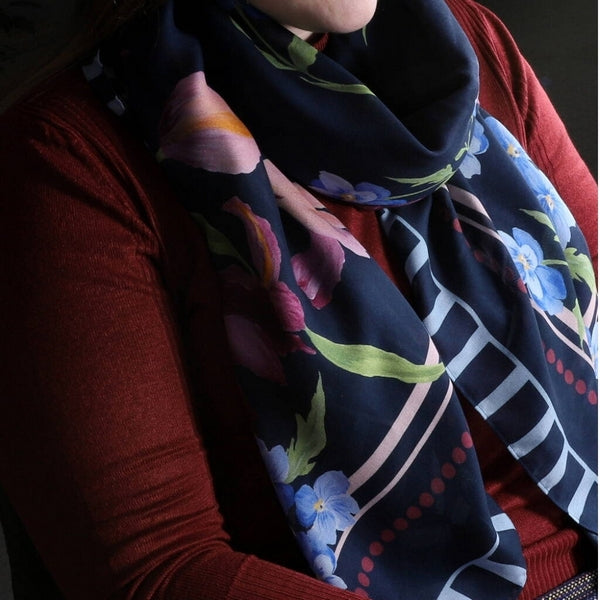 August Poppy Birth Flower Scarf | Attic Creations | boogie + birdie