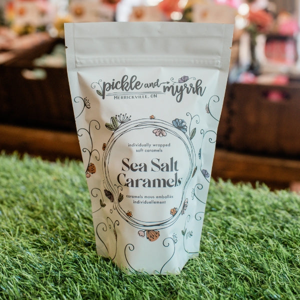 Sea Salt Caramels 6oz | Pickle & Myrrh | boogie + birdie