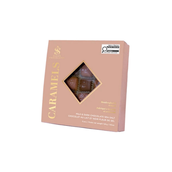 Milk & Dark Chocolate Caramel Gift Set (33110) | Saxon Chocolate | boogie + birdie