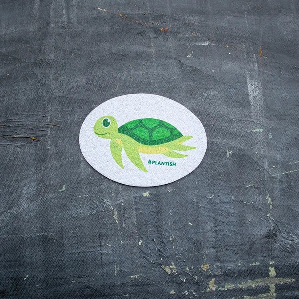 Sea Turtle Pop-Up Sponge | Plantish | boogie + birdie