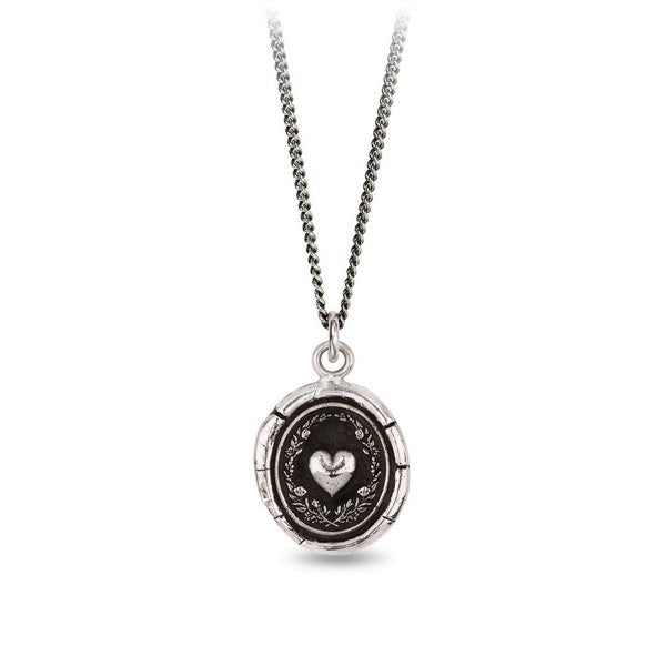 Silver Self Love Pyrrha Talisman Necklace