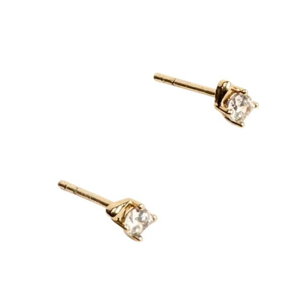 Gold Seraphina Stud Earrings | BAMBU Jewellery | boogie + birdie